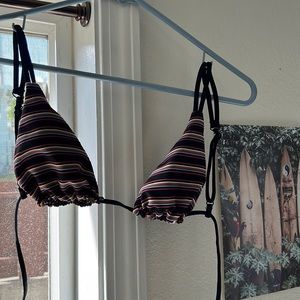 Two bikini tops (RVCA & LA hearts)